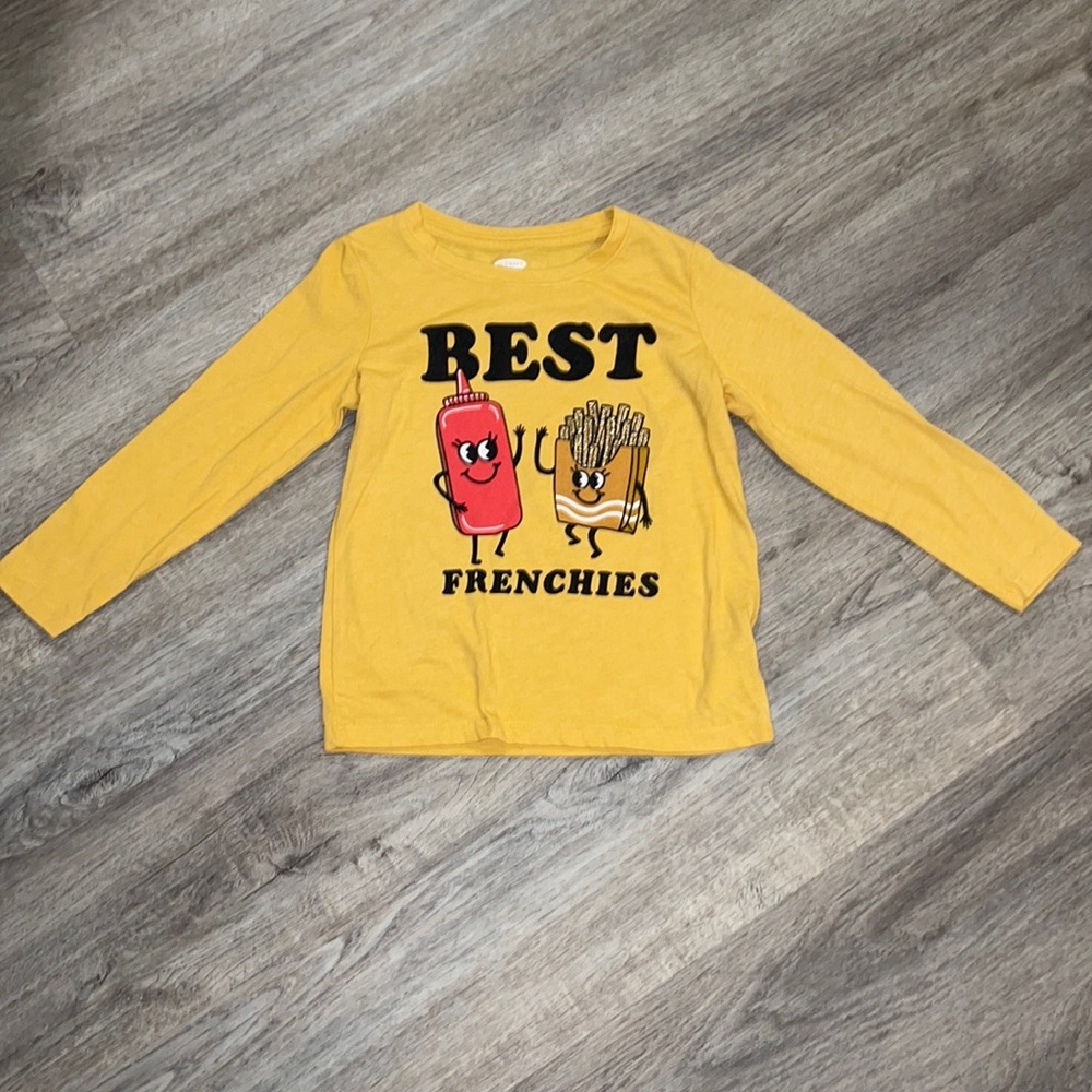 Old Navy Long Sleeve yellow tee XS (5) Best Frenchies